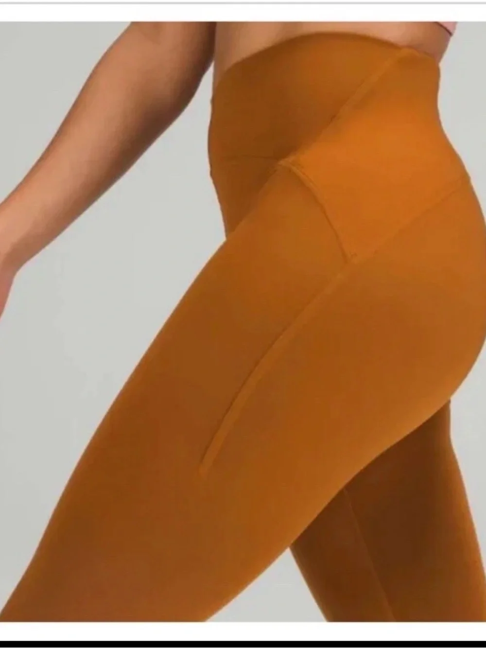 Lululemon InStill High Rise Tights 25” Length Size 2 Copper Brown